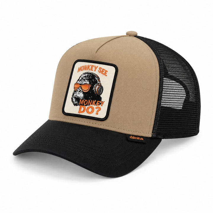 Derbe Herren Cap Trucker Monkey – cobblestone