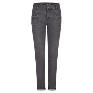 Buena Vista Damen Jeans Florida-Z cross denim - stone grey