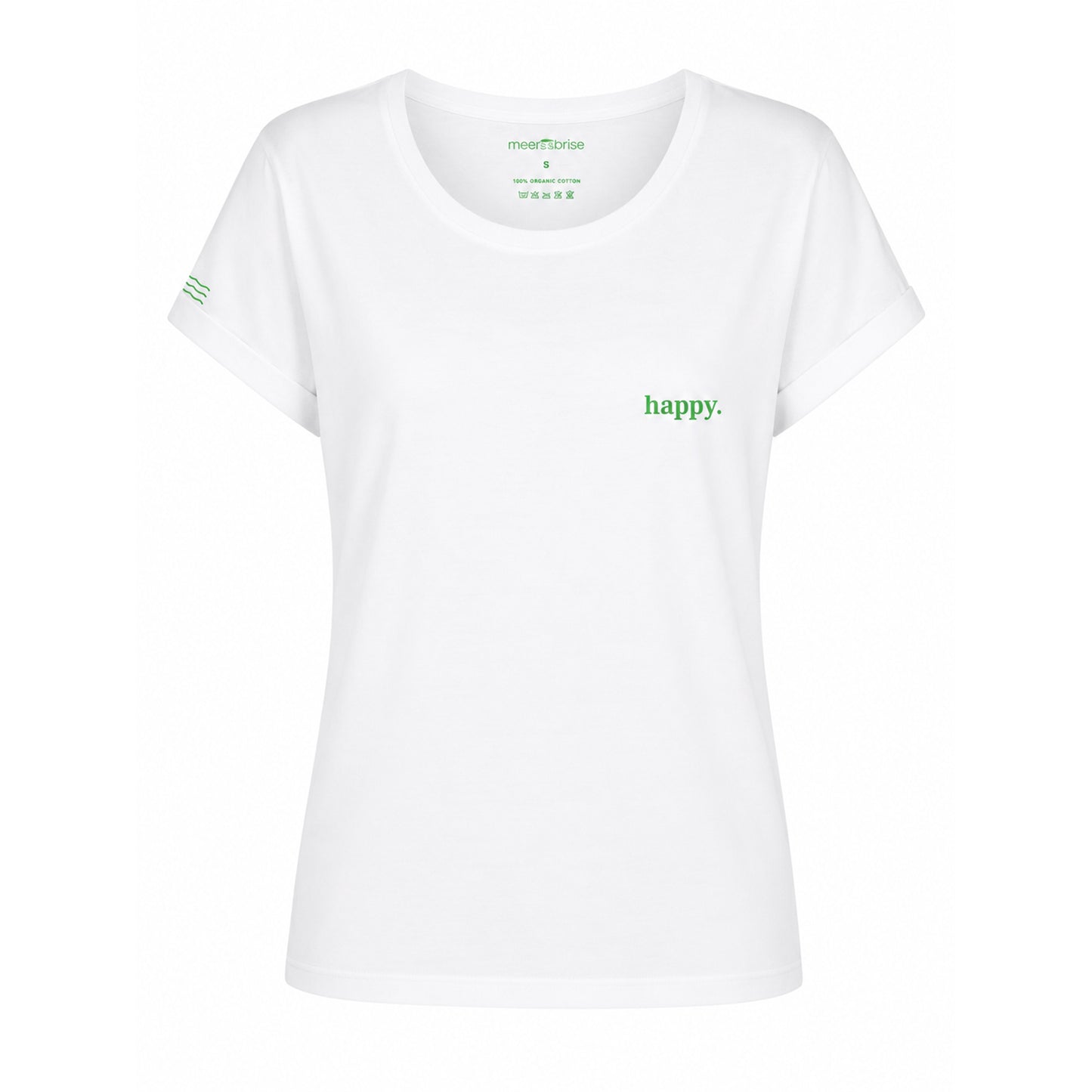 meeresbrise Damen T-Shirt `happy`