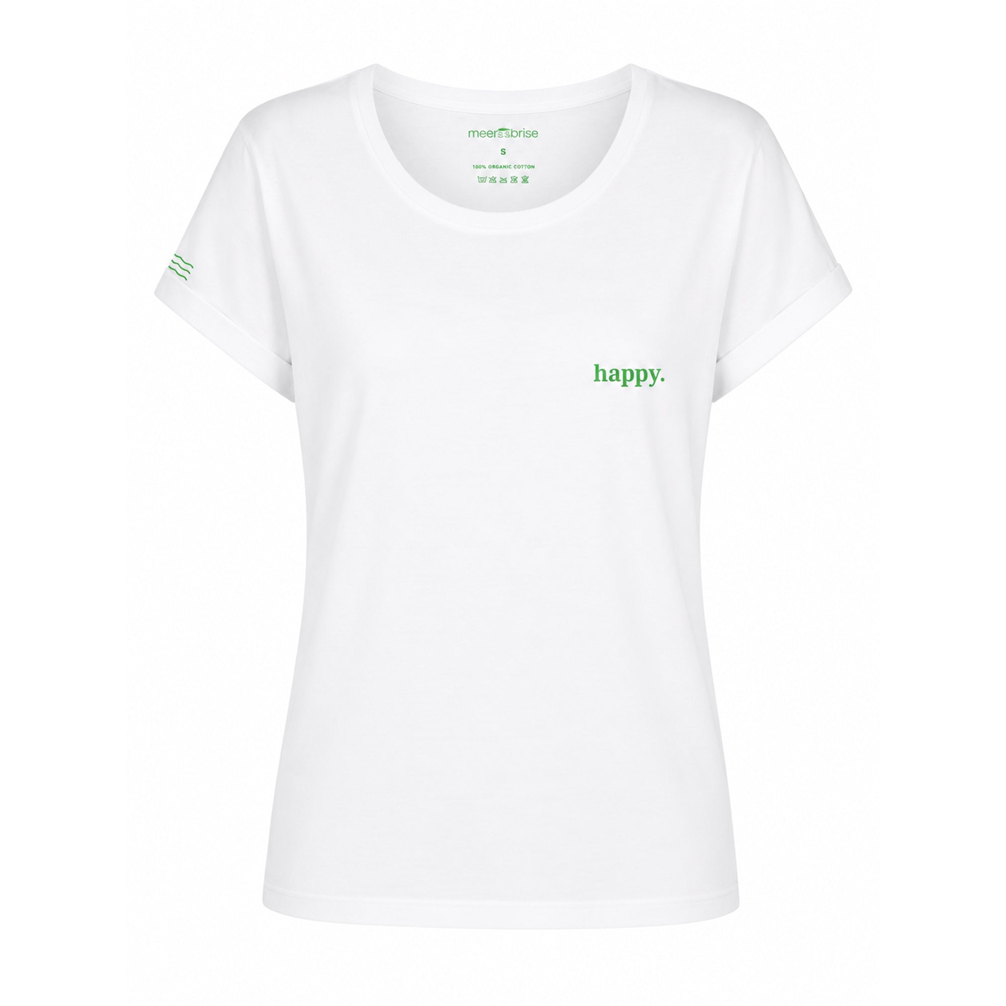 meeresbrise Damen T-Shirt `happy`