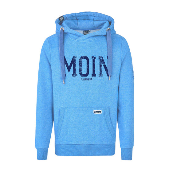 Salzhaut Herren Kapuzenpullover Heff MOIN – Melange