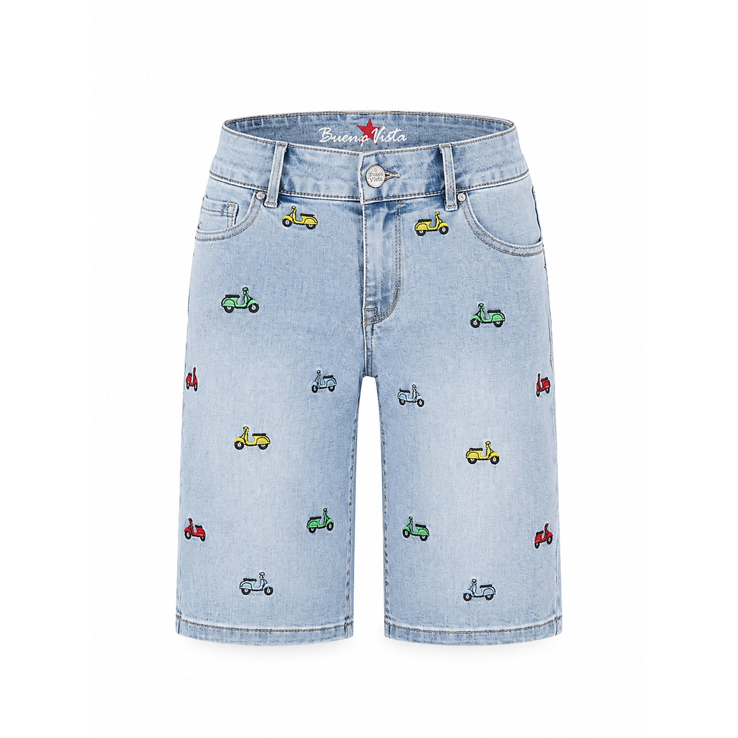 Buena Vista Damen Short Italy-Short stretch denim