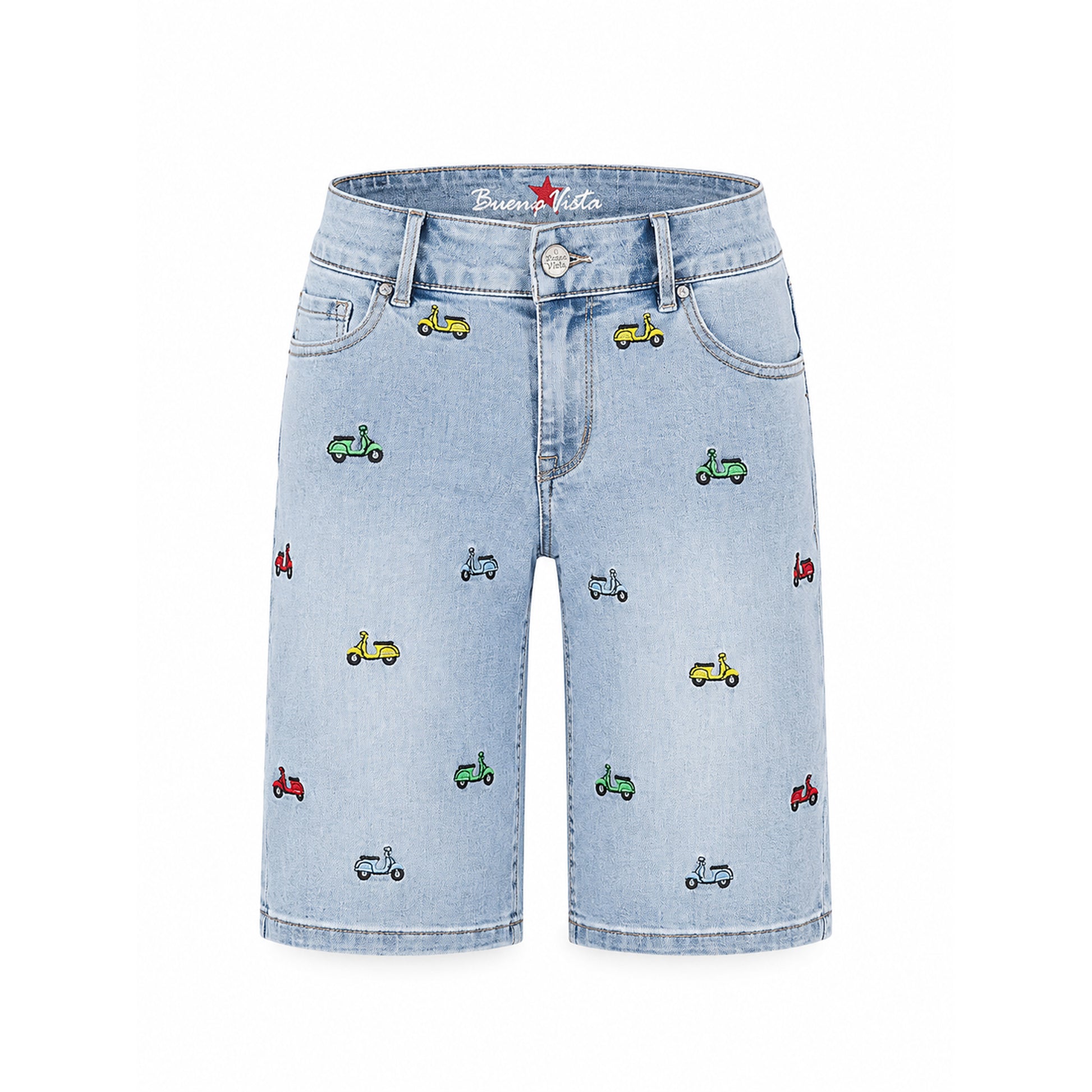 Buena Vista Damen Short Italy-Short stretch denim