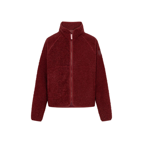 Derbe Damen Jacke Kuschelby – rhubarb