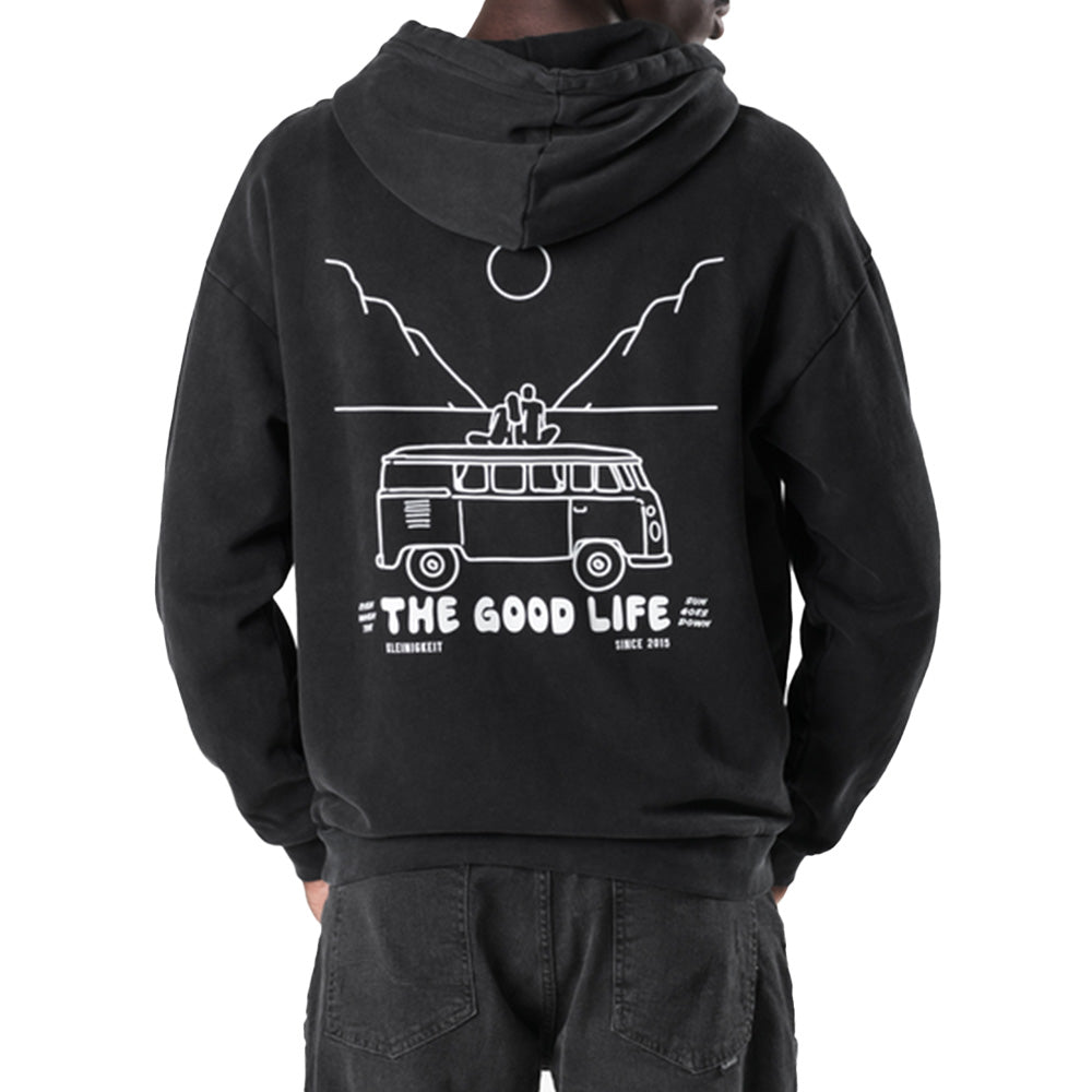 Kleinigkeit Herren Kapuzensweatjacke Life On The Beach Zipper