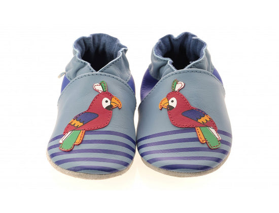 ROBEEZ Baby/Kinder Hausschuhe/Krabbelschuhe MACAO PARROT