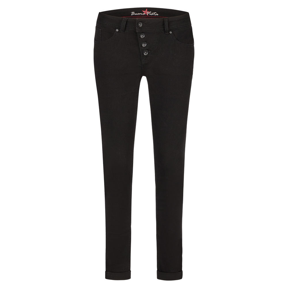 Buena Vista Damen Hose Malibu Stretch Twill - black