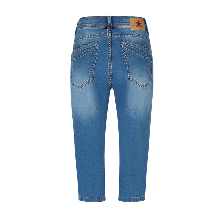 Buena Vista Damen Capri Hose Malibu-Zip high Capri cozy denim