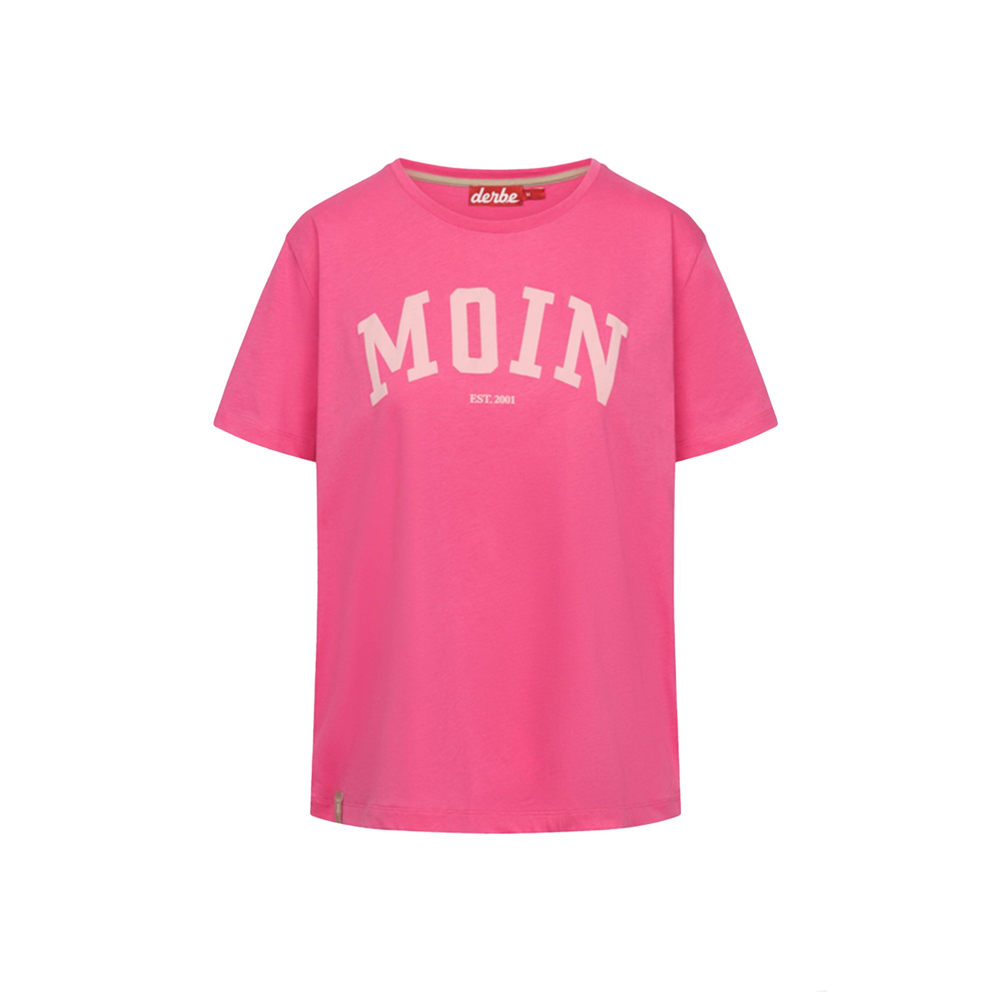 Derbe Damen T-Shirt Moin – pink glo/coral blush