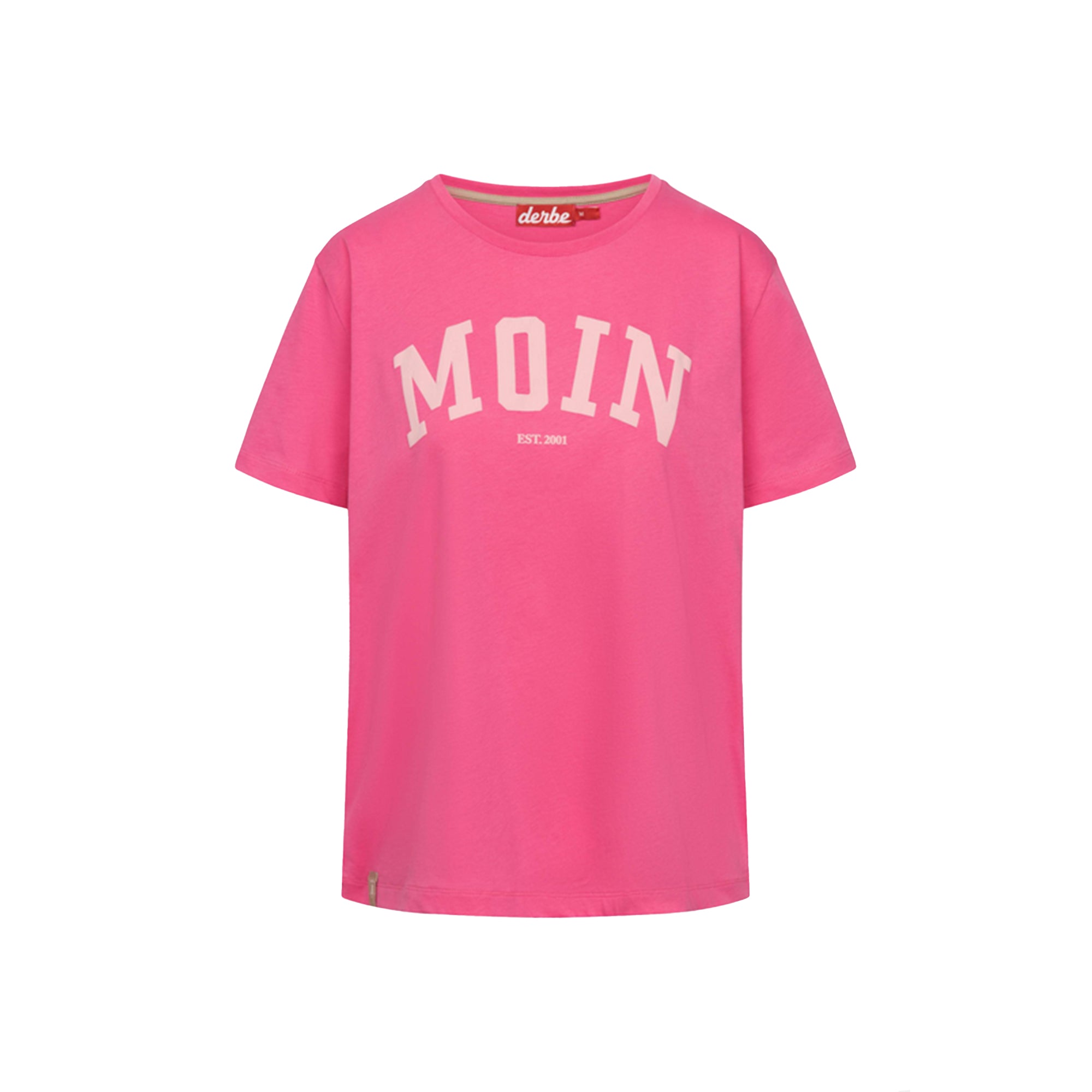 Derbe Damen T-Shirt Moin – pink glo/coral blush