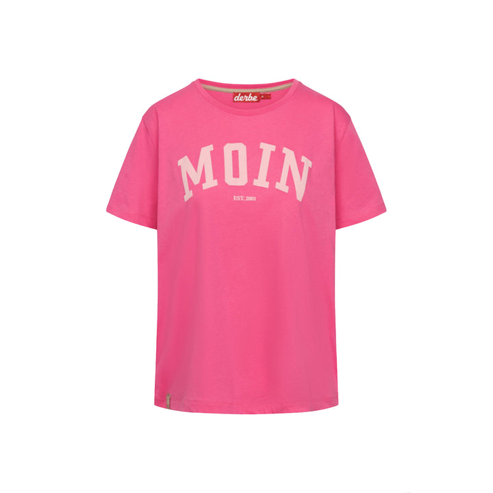 Derbe Damen T-Shirt Moin – pink glo/coral blush