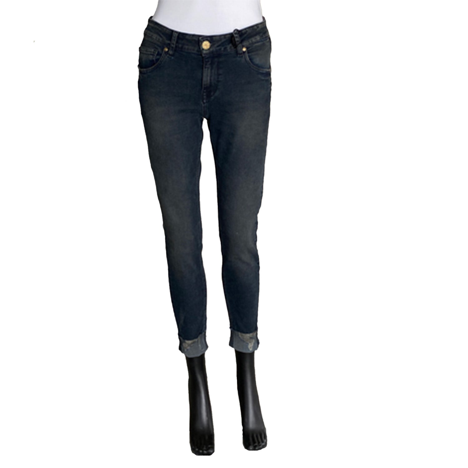 ZHRILL Damen 7/8 Jeans Nova blue