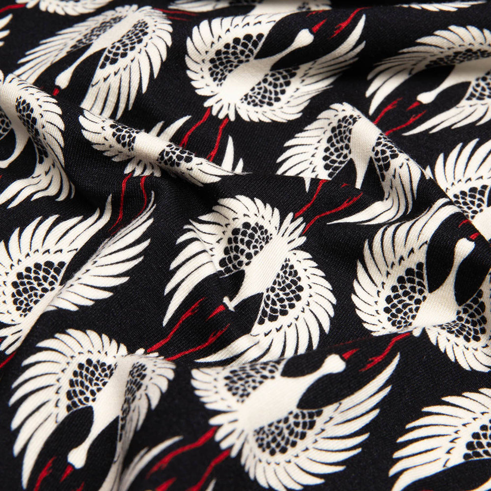 Blutsgeschwister Damen Langarmshirt Autumns Wings crane covey