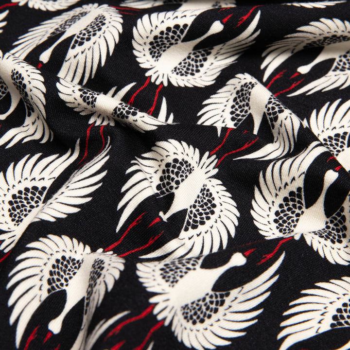 Blutsgeschwister Damen Langarmshirt Autumns Wings crane covey