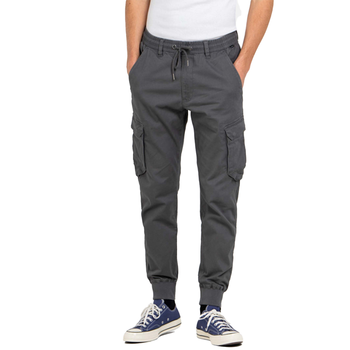 REELL Herren Hose Reflex Rib Cargo Vulcan Grey