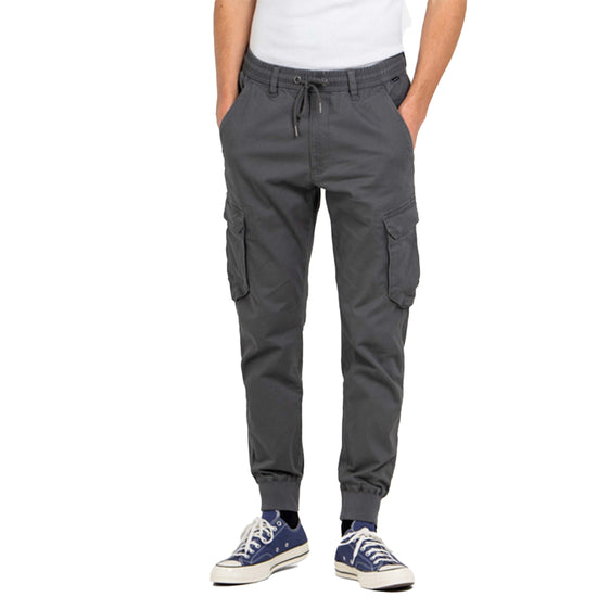 REELL Herren Hose Reflex Rib Cargo Vulcan Grey