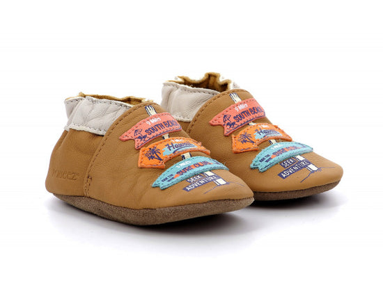 ROBEEZ Baby/Kinder Hausschuhe/Krabbelschuhe SEEK ADVENTURE