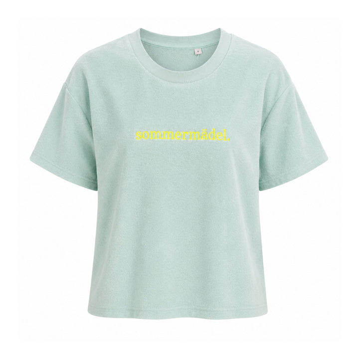 meeresbrise Damen T-Shirt Frottee `Sommermädel`