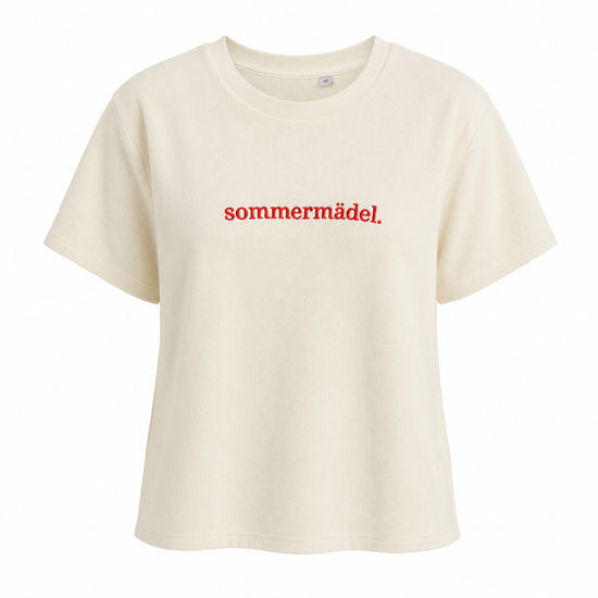 meeresbrise Damen T-Shirt Frottee `Sommermädel`
