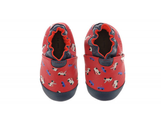 ROBEEZ Baby/Kinder Hausschuhe/Krabbelschuhe SUPER CARS