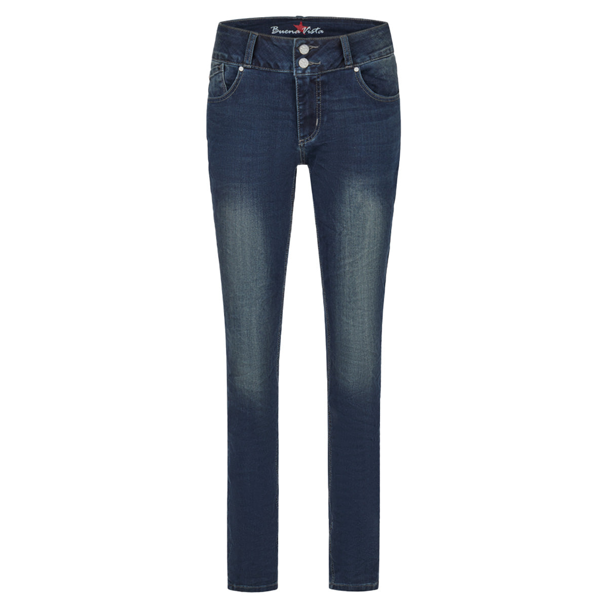 Buena Vista Damen Jeans Tummyless Stretch Denim