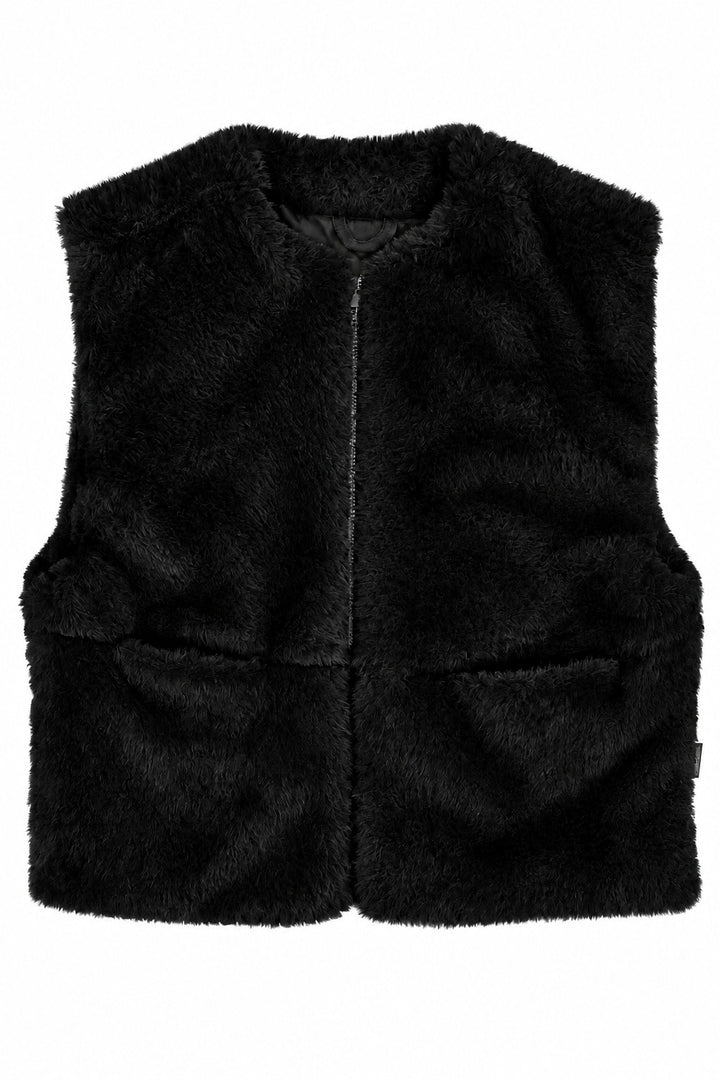 Garcia Mädchen Oberteil Mädchen gilet V262451 – off black