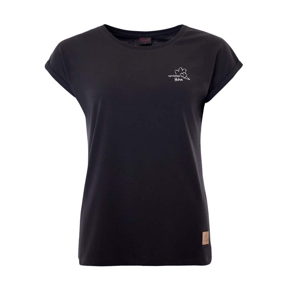 Kleinigkeit Damen T-Shirt Normalfit Verrücktes Huhn