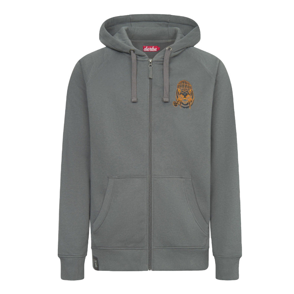 Derbe Herren Kapuzen-Sweatjacke Walross