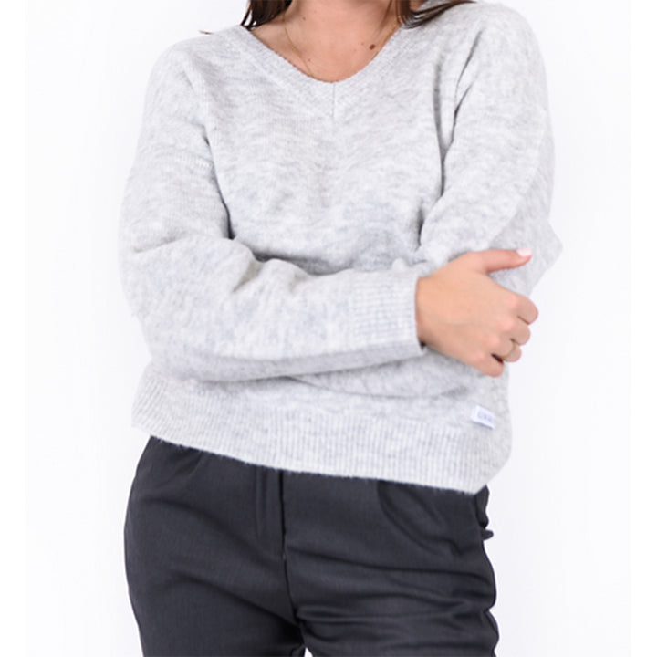 Kleinigkeit Damen Strick-Pullover WOLLMA Dreieck