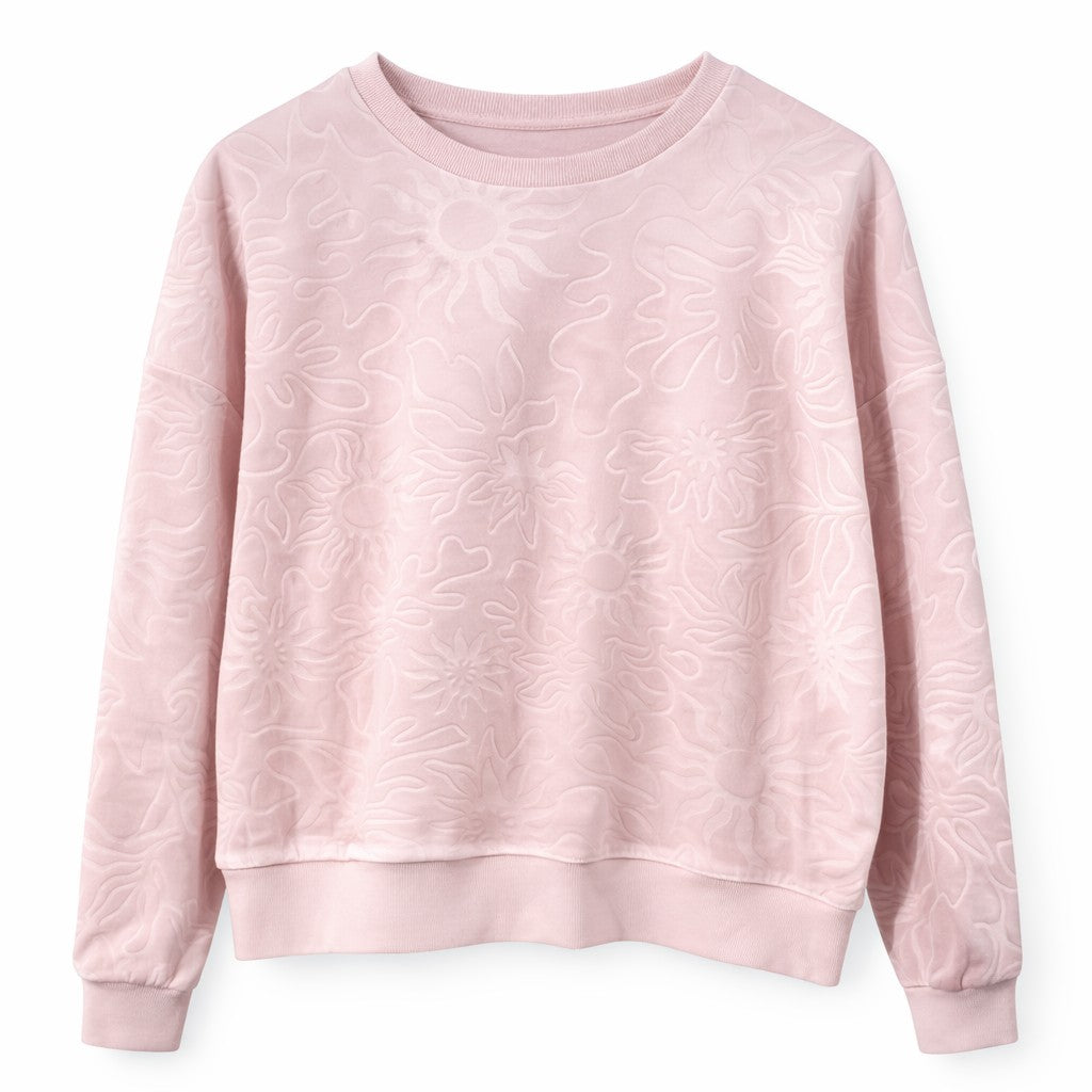 Ragwear Damen Sweatshirt Wuss Embossed – marshmallow