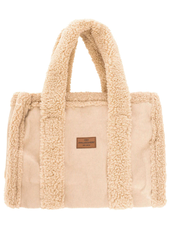 Zwillingsherz Damen Tasche XXL Shopper "Teddy"