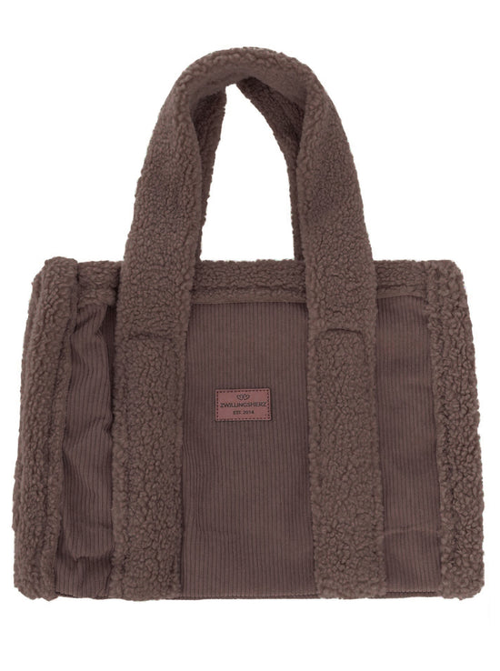 Zwillingsherz Damen Tasche XXL Shopper "Teddy"