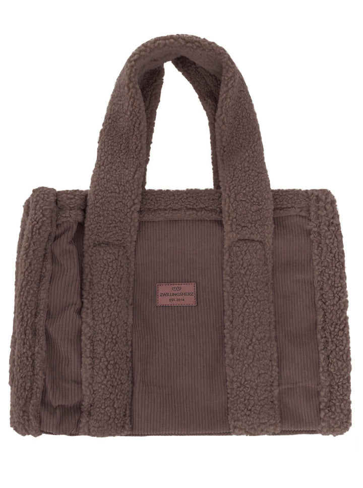 Zwillingsherz Damen Tasche XXL Shopper "Teddy"