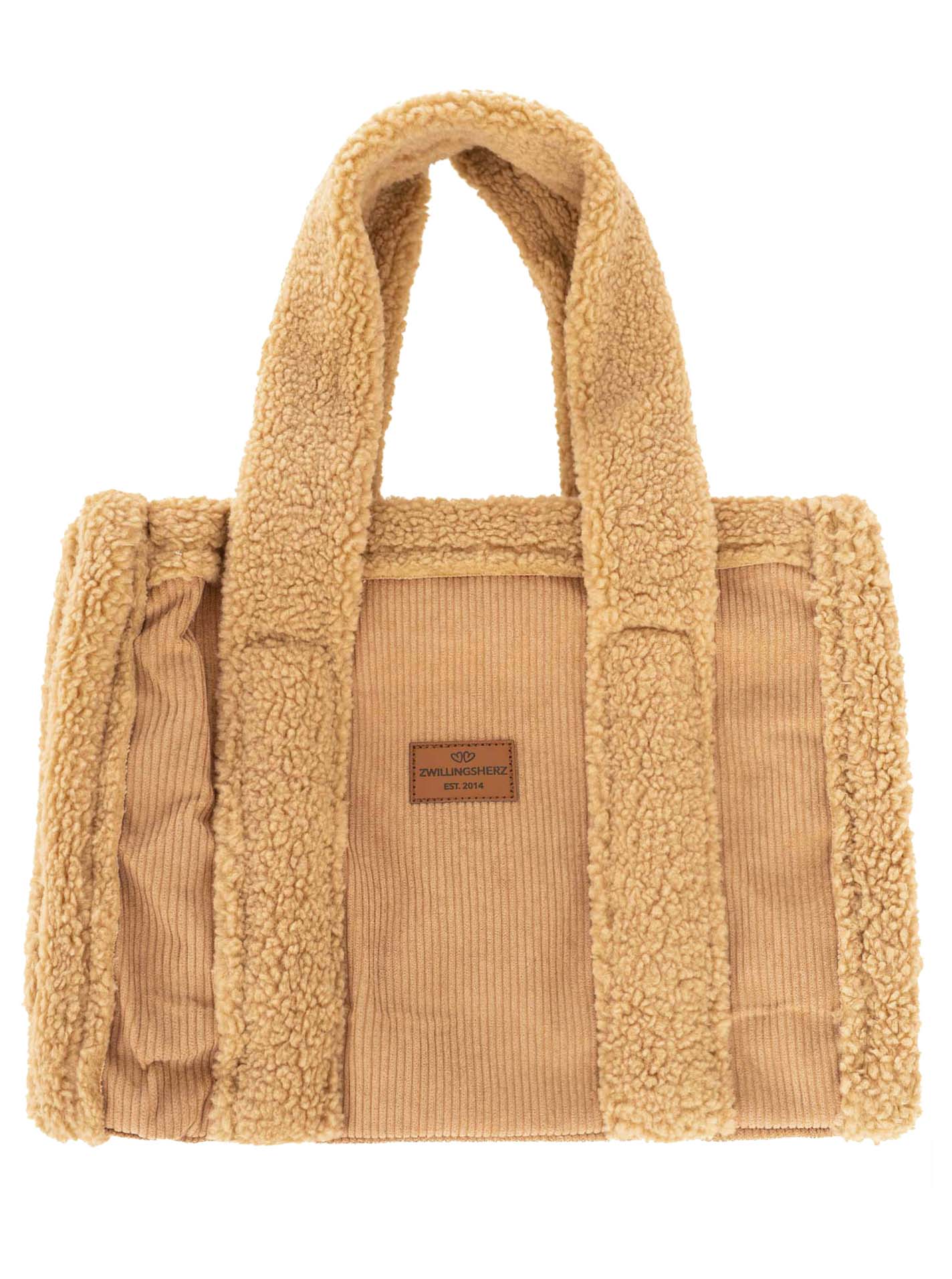 Zwillingsherz Damen Tasche XXL Shopper "Teddy"