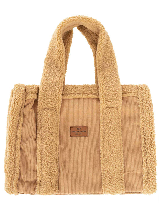 Zwillingsherz Damen Tasche XXL Shopper "Teddy"