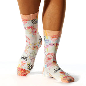 Wigglesteps Lady Socks I LOVE SUMMER