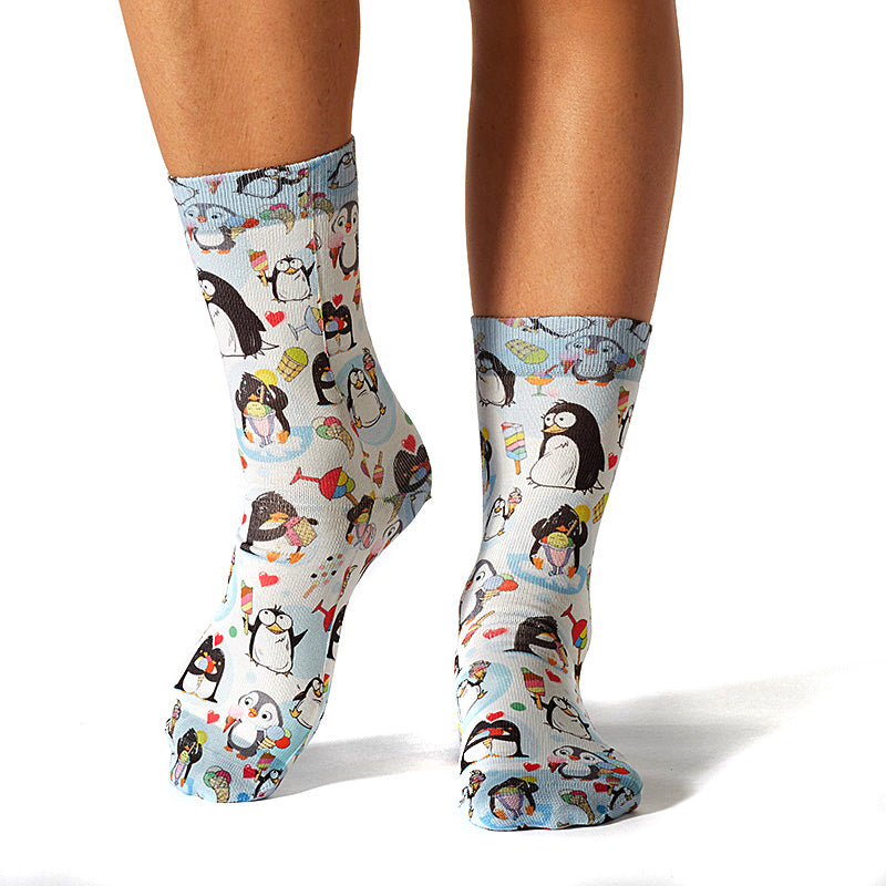 Wigglesteps Lady Socks COOL PENGUIN