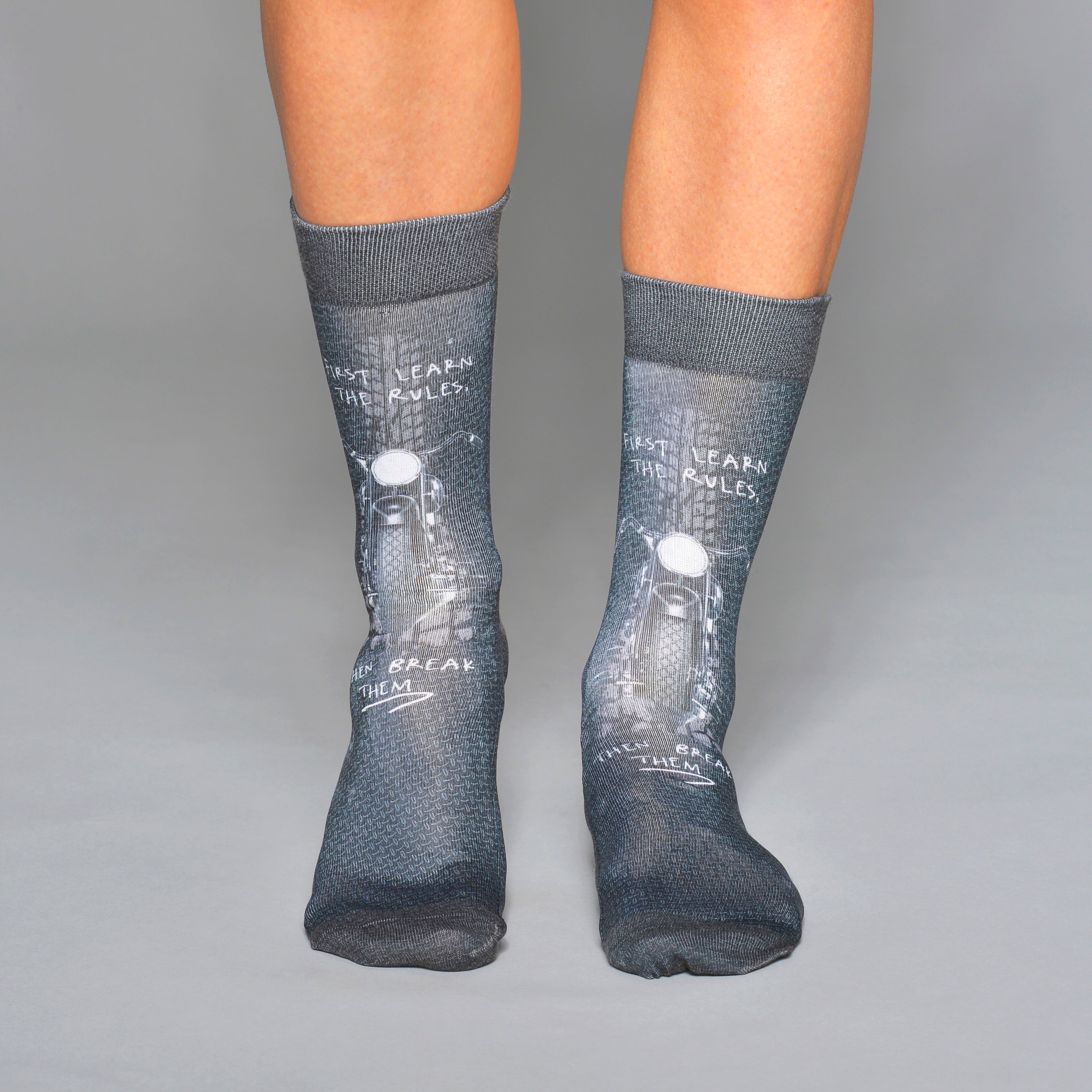 Wigglesteps  Men Socks MOTORCYCLE CRUISER