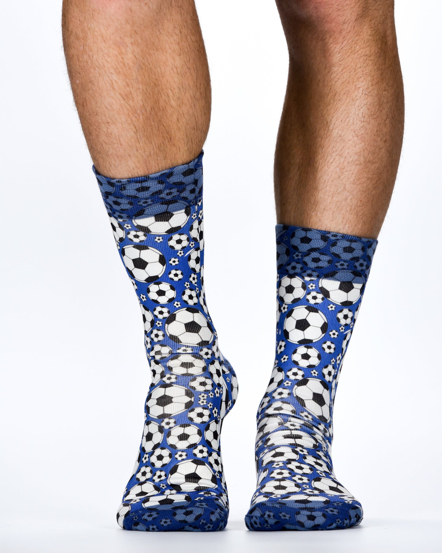 Wigglesteps Herren Socken FOOTBALL BLUE