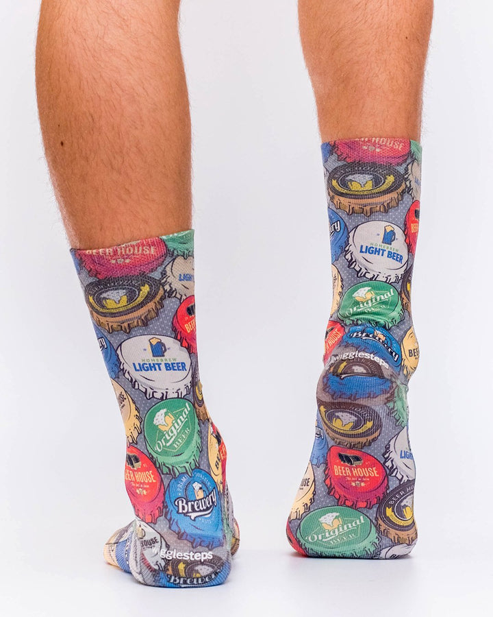 Wigglesteps Men Socks VINTAGE BEER