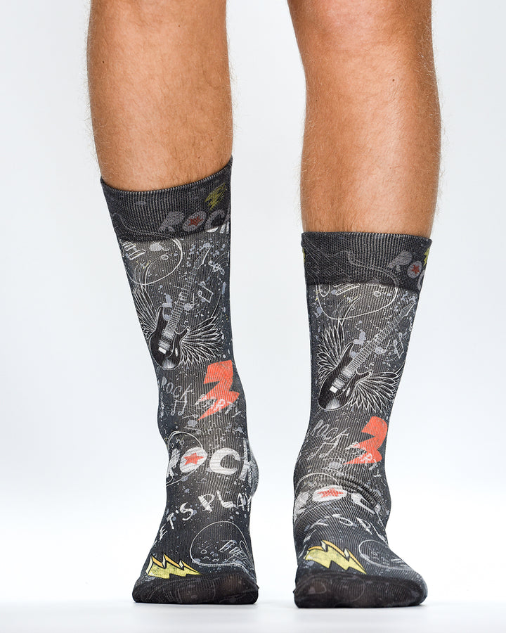 Wigglesteps Herren Socken ROCK PARTY