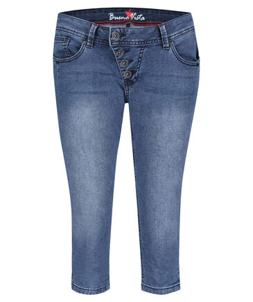 Buena Vista Damen Jeans Malibu-Capri Stretch