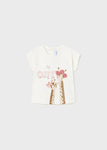 Mayoral Baby Mädchen T-Shirt Giraffen 1009