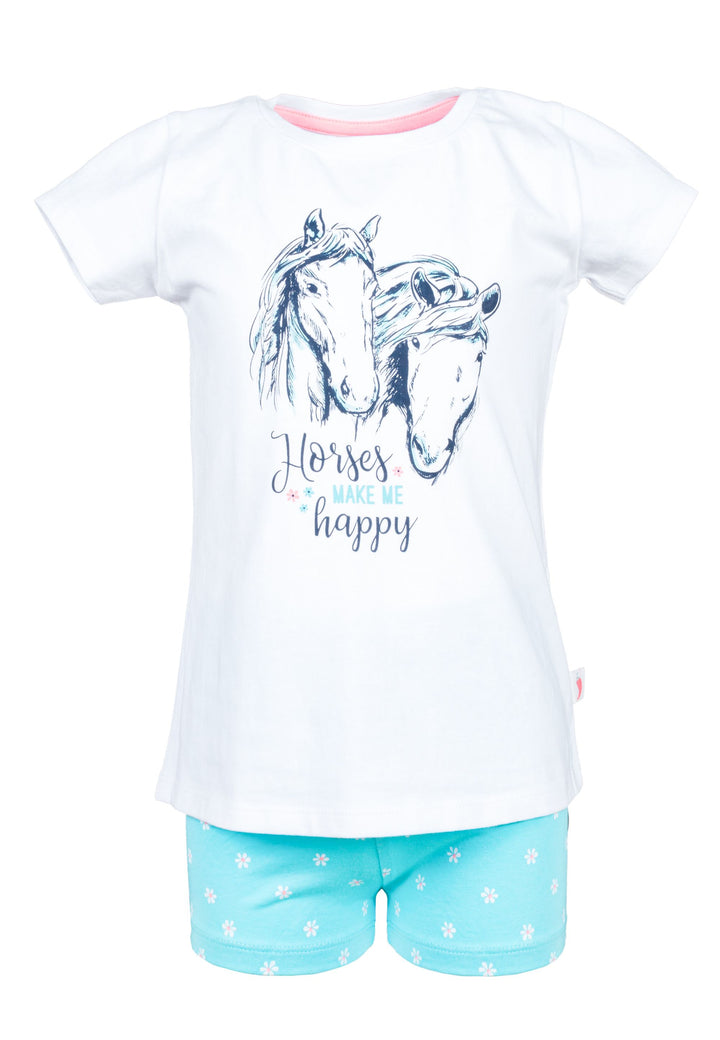 Salt and Pepper Girls Pyjama Horse