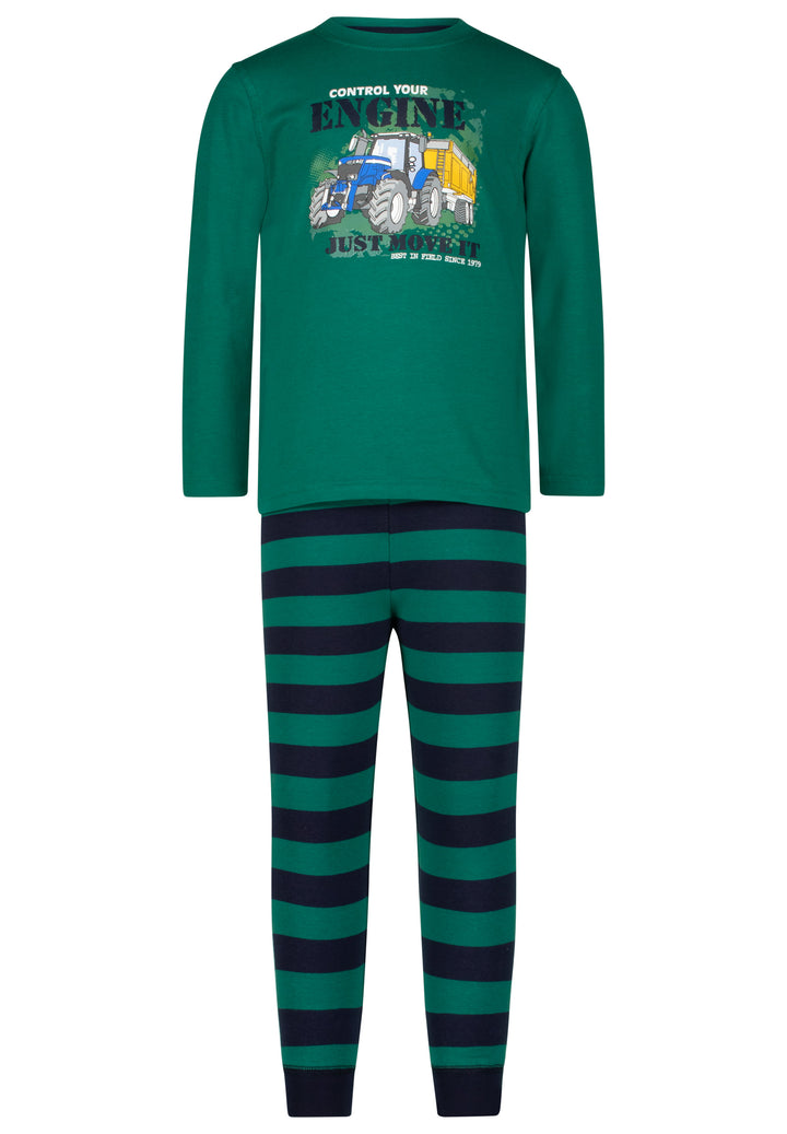 Salt and Pepper Boys Pyjama Print Tractor 25162791