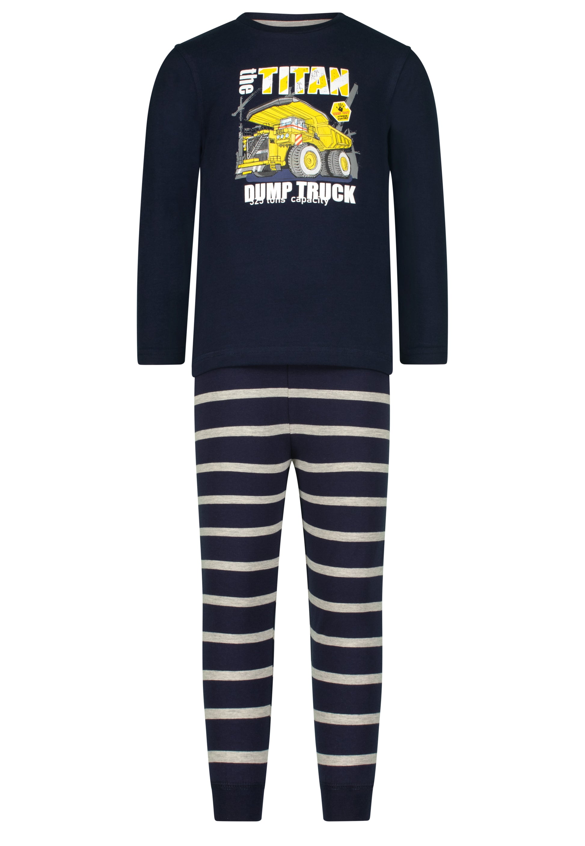 Salt and Pepper Boys Pyjama Print Truck 25162792