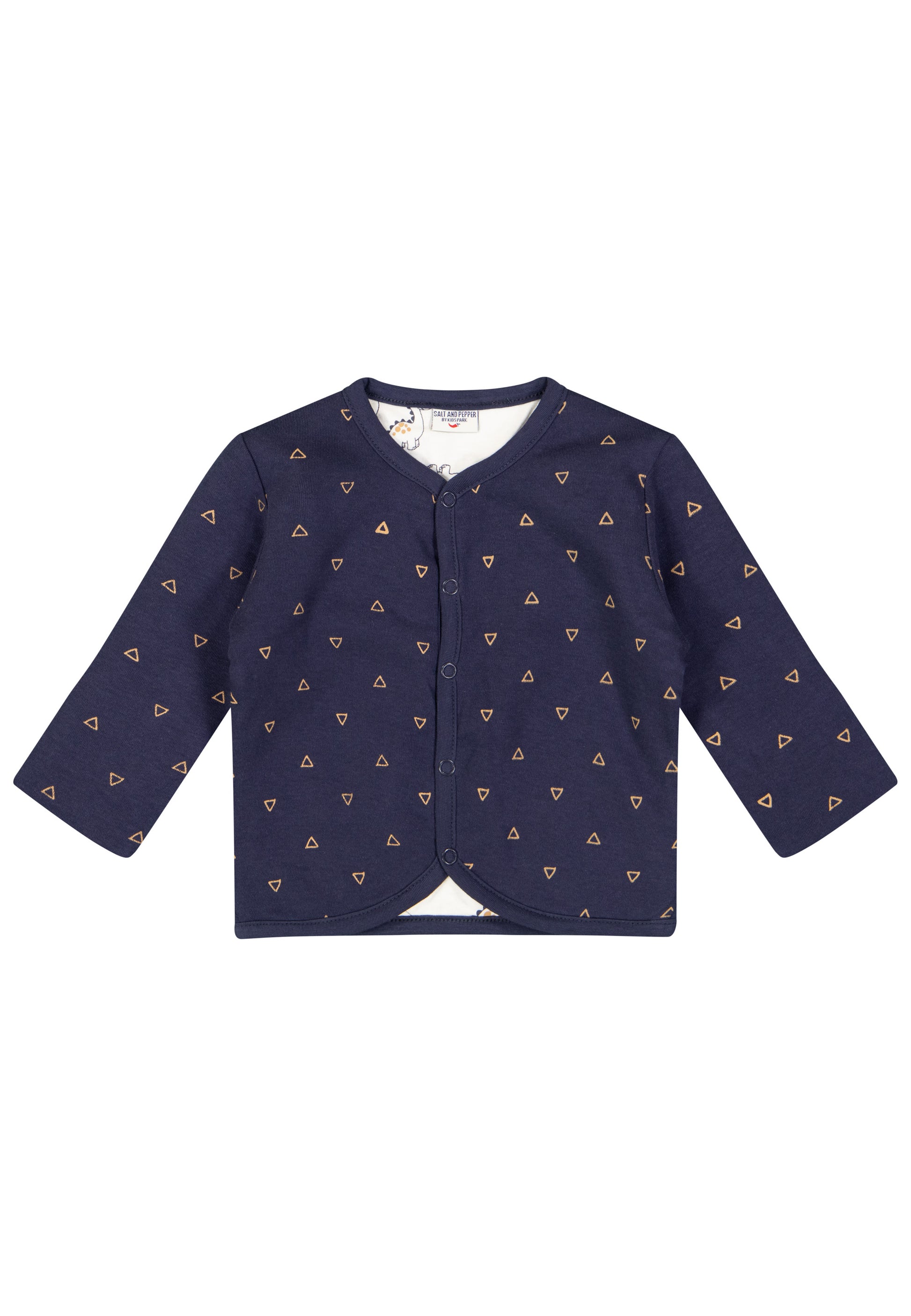 Salt and Pepper Baby Boys Jacket rev. Dino AOP 25218508