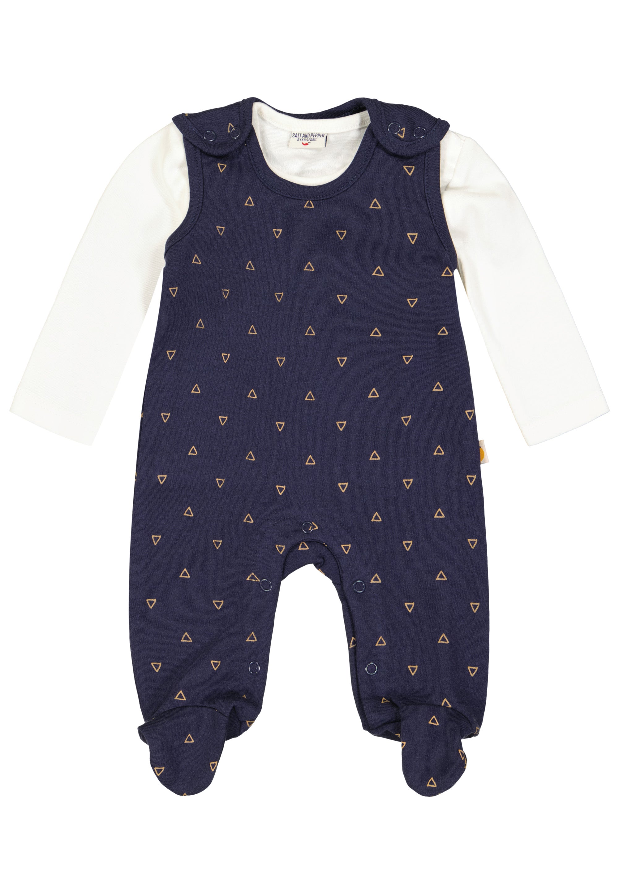 Salt and Pepper Baby Boys Playsuit Welcome AOP 25241501