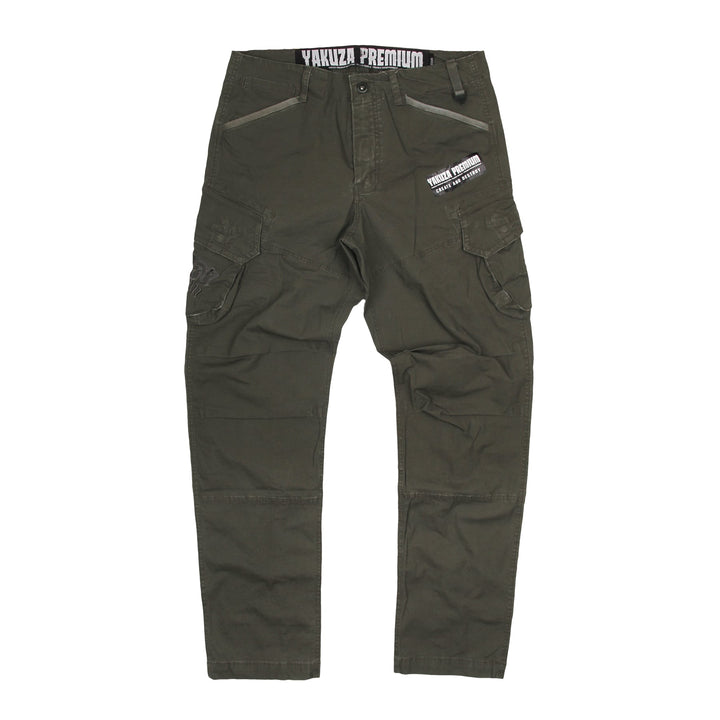 Yakuza Premium Herren Cargo Hose dunkelolive 3452