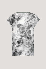 Monari Damen T-Shirt Allover-Print Flammgarn